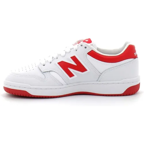 Weiße/Rote Bb480Ltr Sneakers , Herren, Größe: 37 1/2 EU - New Balance - Modalova