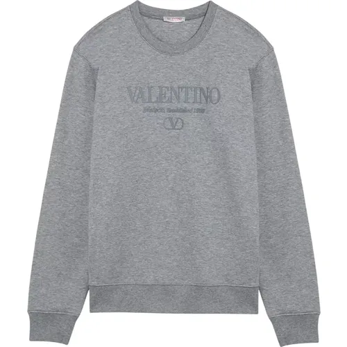 Sweatshirts, male, , Size: L Crewneck Sweatshirt - Valentino Garavani - Modalova