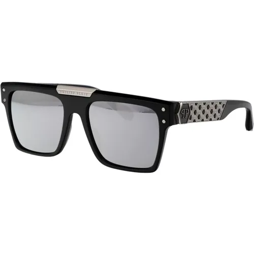 Sunglasses, male, , Size: 55 MM Stylish Sunglasses Spp080 - Philipp Plein - Modalova