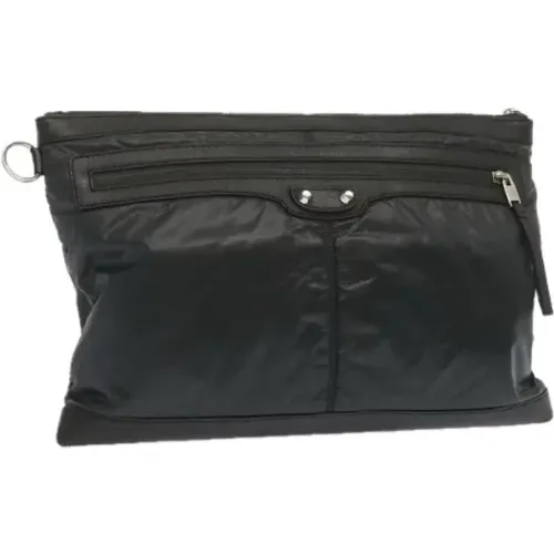 Pre-owned Clutches, female, , Size: ONE SIZE Pre-owned Nylon clutches - Balenciaga Vintage - Modalova