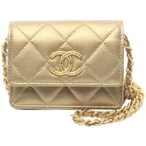 Pre-owned Leather wallets , female, Sizes: ONE SIZE - Chanel Vintage - Modalova