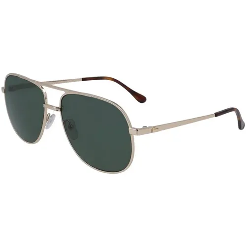 Sungles, Gold Frame , male, Sizes: 60 MM - Lacoste - Modalova