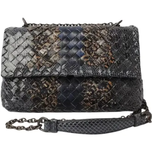 Pre-owned Cross Body Bags, female, , Size: ONE SIZE Pre-owned Leather shoulder-bags - Bottega Veneta Vintage - Modalova