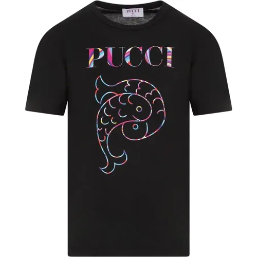 T-Shirts , Damen, Größe: M - EMILIO PUCCI - Modalova