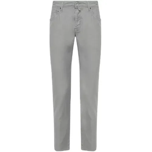 Mittelgraue Slim Fit Jeans , Herren, Größe: W38 - Incotex - Modalova