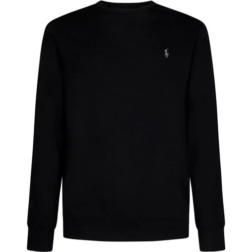 Classic Cotton Sweater with Embroidered Pony , male, Sizes: M, S, XL, 2XL - Polo Ralph Lauren - Modalova