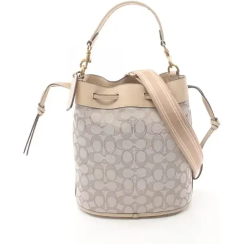 Pre-owned Bucket Bags, female, , Size: ONE SIZE Pre-owned Leather handbags - Coach Pre-owned - Modalova