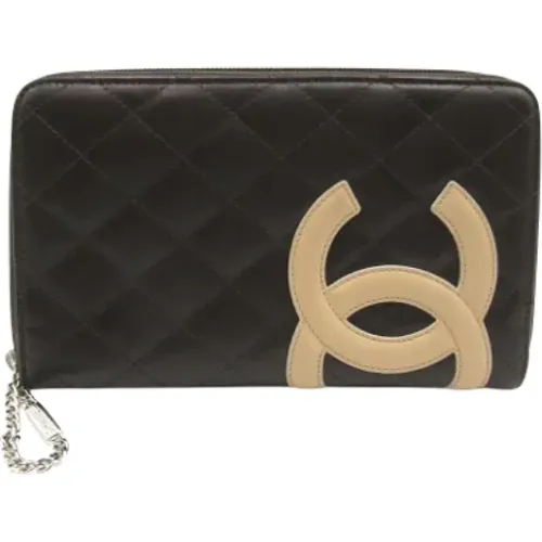 Pre-owned Leather wallets , female, Sizes: ONE SIZE - Chanel Vintage - Modalova