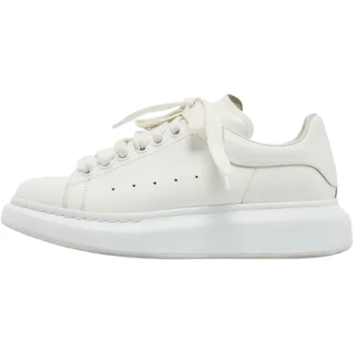 Pre-owned Leather sneakers , female, Sizes: 5 1/2 UK - Alexander McQueen Pre-owned - Modalova
