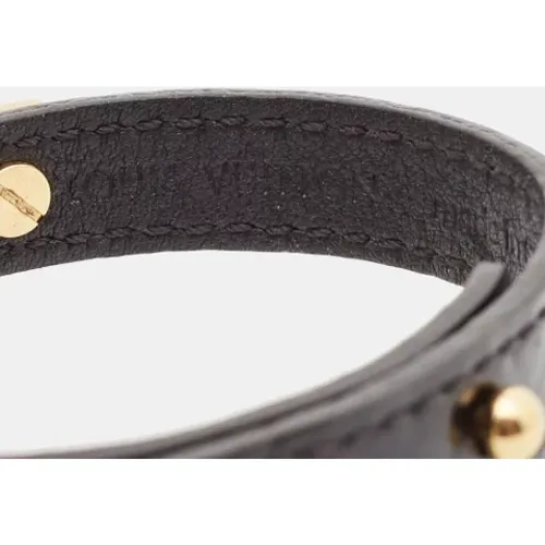 Pre-owned Jewellery, female, , Size: ONE SIZE Pre-owned Leather bracelets - Louis Vuitton Vintage - Modalova