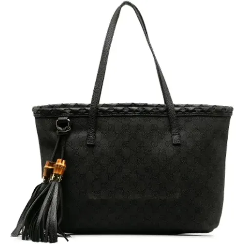 Pre-owned Tote Bags, female, , Size: ONE SIZE Pre-owned Leather handbags - Gucci Vintage - Modalova