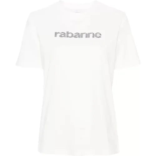 Stylish T-shirts and Polos Collection , female, Sizes: XS, S, M - Paco Rabanne - Modalova