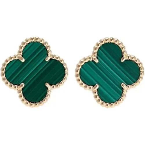 Pre-owned Jewellery, female, , Size: ONE SIZE Pre-owned Gold earrings - Van Cleef & Arpels Pre-owned - Modalova