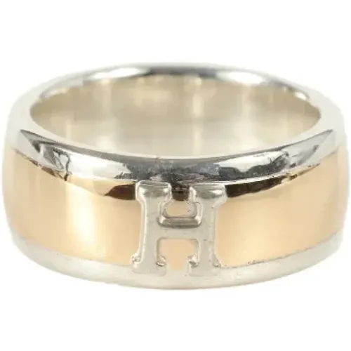 Pre-owned Jewellery, male, , Size: ONE SIZE Pre-owned Rose Gold rings - Hermès Vintage - Modalova