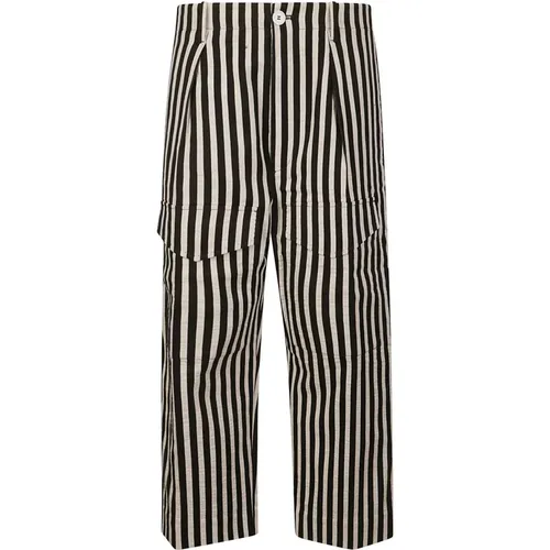 Chino Stripe Trousers , female, Sizes: 2XS - Setchu - Modalova