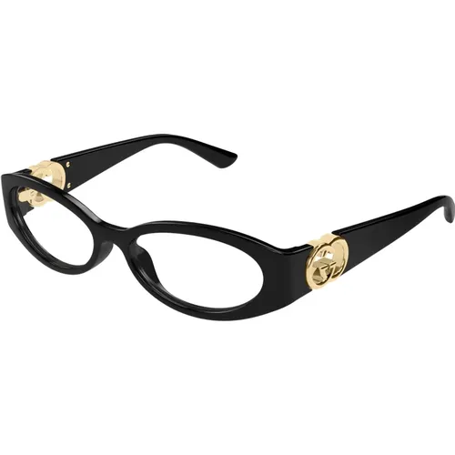 Mode Brille Schwarzer Rahmen Gg1693O , Damen, Größe: 52 MM - Gucci - Modalova