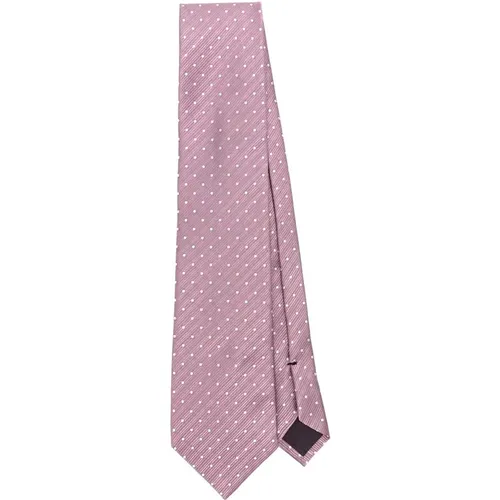 Ties, male, , Size: ONE SIZE Polka Dot Self-Tie Twill Weave - Tom Ford - Modalova