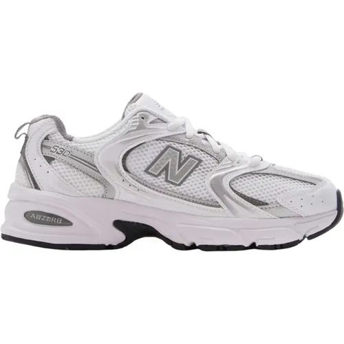 Bianco Argento 530 Sneakers , male, Sizes: 6 UK - New Balance - Modalova