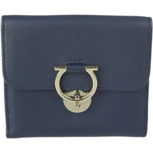 Pre-owned Wallets, female, , Size: ONE SIZE Pre-owned Leather wallets - Salvatore Ferragamo Pre-owned - Modalova