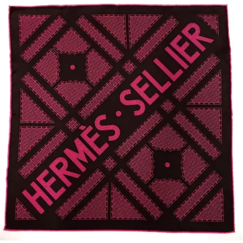 Pre-owned Scarves, female, , Size: ONE SIZE Pre-owned Silk scarves - Hermès Vintage - Modalova