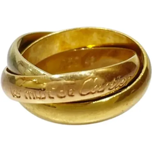 Pre-owned Jewellery, female, , Size: ONE SIZE Pre-owned Gold rings - Cartier Vintage - Modalova