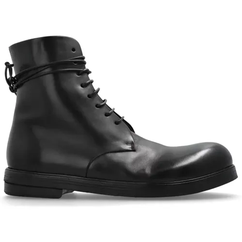 Lace-up Boots, male, , Size: 9 US Leather ankle boots - Marsell - Modalova