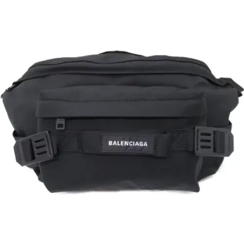 Pre-owned Belt Bags, male, , Size: ONE SIZE Pre-owned Fabric shoulder-bags - Balenciaga Vintage - Modalova