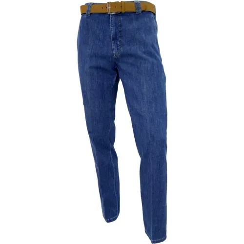 Straight Jeans, male, , Size: 4XL Pantalone Jeans Mod. RIO 1-4145/18 - Meyer - Modalova