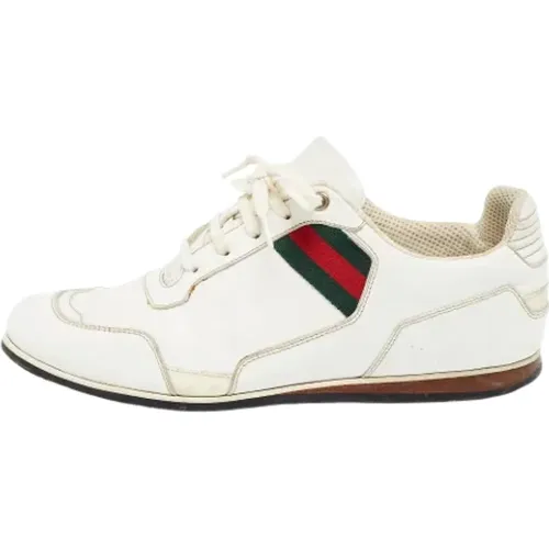 Pre-owned Sneakers, female, , Size: 11 US Pre-owned Leather sneakers - Gucci Vintage - Modalova