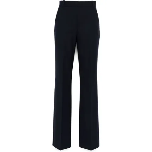 Navy Gabardine Tailored Trousers , female, Sizes: L, M, XS, S, 2XS - pinko - Modalova