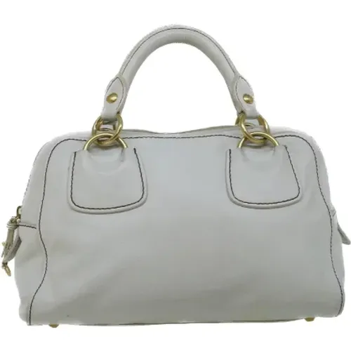 Pre-owned Leather handbags , female, Sizes: ONE SIZE - Miu Miu Pre-owned - Modalova