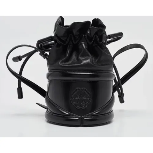 Pre-owned Bucket Bags, female, , Size: ONE SIZE Pre-owned Leather shoulder-bags - Alexander McQueen Pre-owned - Modalova