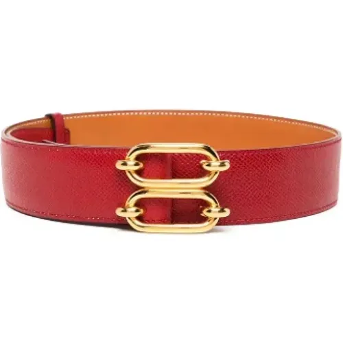 Pre-owned Leather belts , female, Sizes: ONE SIZE - Hermès Vintage - Modalova