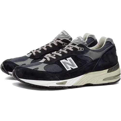 Sneakers, male, , Size: 12 1/2 US M991Nv Style - Made in England - New Balance - Modalova