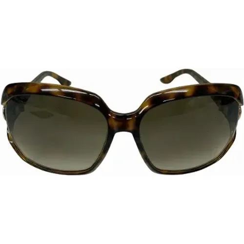 Pre-owned Accessories, female, , Size: ONE SIZE Pre-owned Glass sunglasses - Gucci Vintage - Modalova