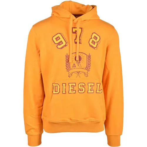 Hoodies, male, , Size: L Sweatshirt for Men - Diesel - Modalova