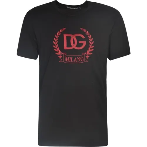 T-Shirts and Polos , male, Sizes: XL, M, 2XL, 3XL, L, S - Dolce & Gabbana - Modalova