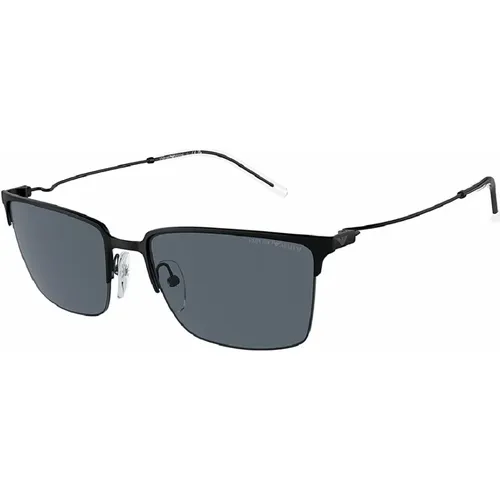 Ea2155 Sunglasses in Matte , male, Sizes: 58 MM - Emporio Armani - Modalova