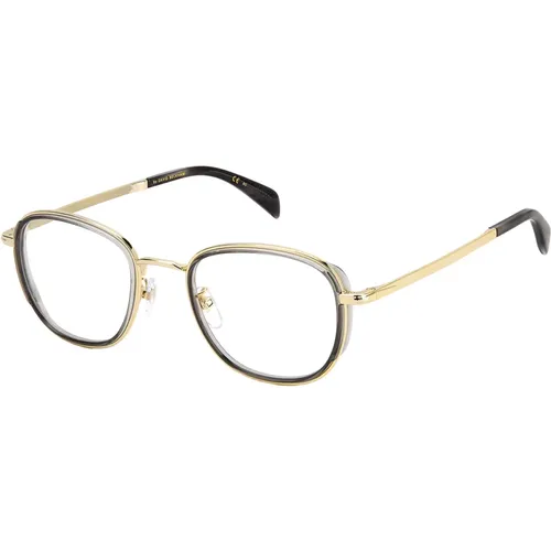 Gold Grey Sunglasses - DB 7075/G , unisex, Sizes: 51 MM - Eyewear by David Beckham - Modalova