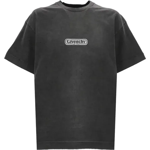 T-Shirt mit Logo-Print , Herren, Größe: M - Givenchy - Modalova