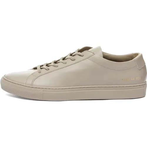 Sneakers, male, , Size: 7 US Low Taupe Sneakers - Common Projects - Modalova