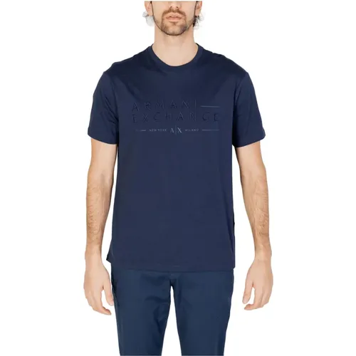T-Shirts , male, Sizes: L, XL, M - Armani Exchange - Modalova