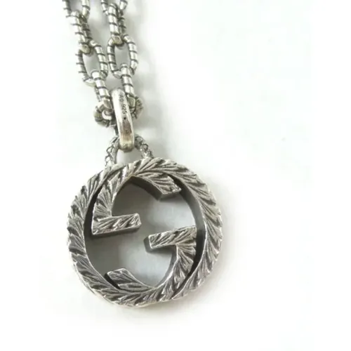 Pre-owned Jewellery, female, , Size: ONE SIZE Pre-owned Metal necklaces - Gucci Vintage - Modalova