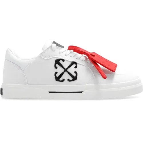 Off , Sneakers, male, , Size: 8 US ‘New Low Vulcanized’ sneakers - Off White - Modalova