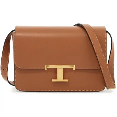 Zeitlose T Schultertasche mit Riemen - TOD'S - Modalova