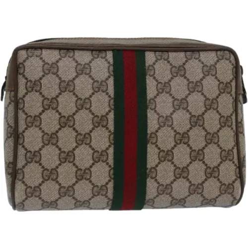 Pre-owned Leather clutches , female, Sizes: ONE SIZE - Gucci Vintage - Modalova