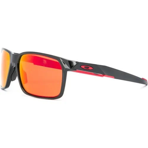 Schwarze Sonnenbrille mit Zubehör , Herren, Größe: 59 MM - Oakley - Modalova