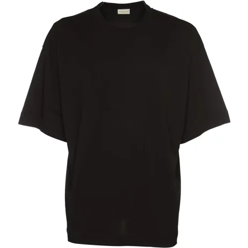 Schwarze T-Shirts und Polos - Dries Van Noten - Modalova