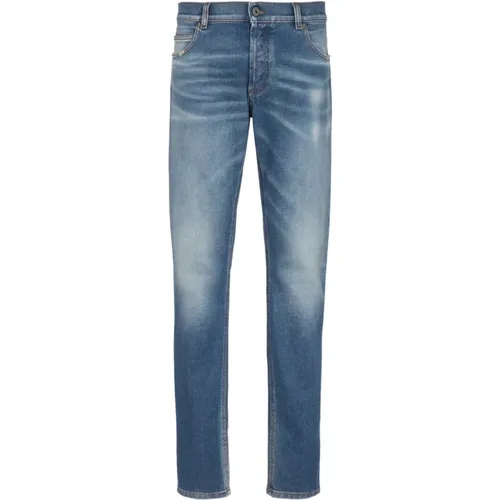 Slim-fit Jeans , Herren, Größe: W24 - Balmain - Modalova