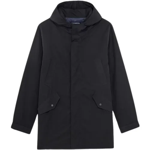 Parkas, male, , Size: XL Water-repellent Parka - Navy - L'Exception Paris - Modalova